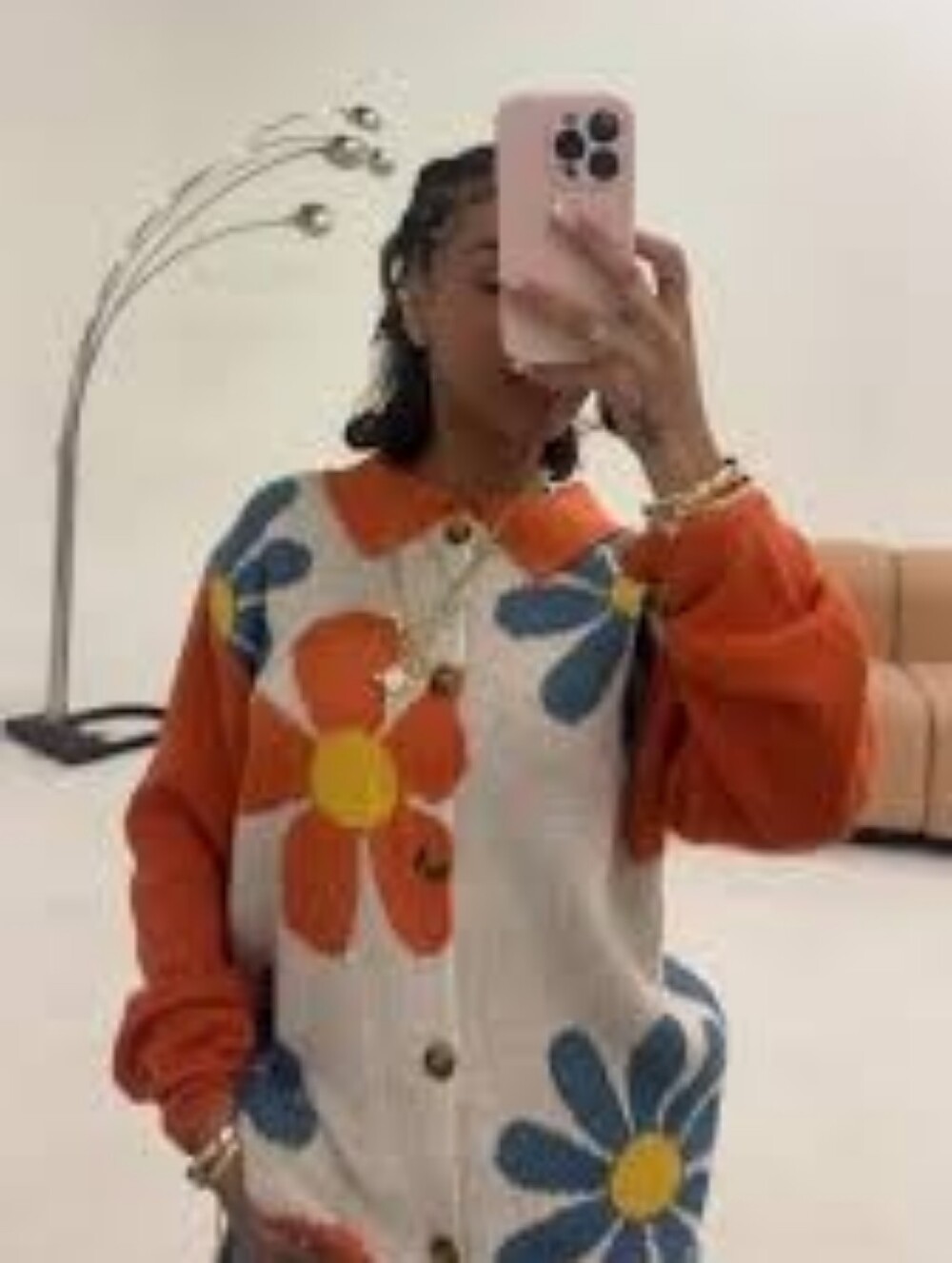 Hippie Flower Cardigan